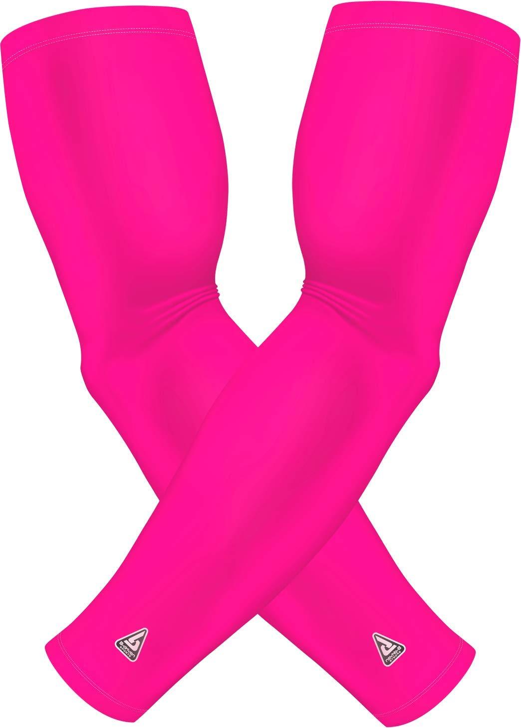 B-Driven Sports Pro-Fit Compression Arm Sleeves - 1-Pair, 30+ Designs, Adult/Youth Sizes