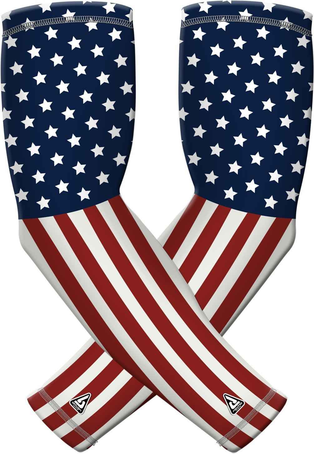 B-Driven Sports Pro-Fit Compression Arm Sleeves - 1-Pair, 30+ Designs, Adult/Youth Sizes