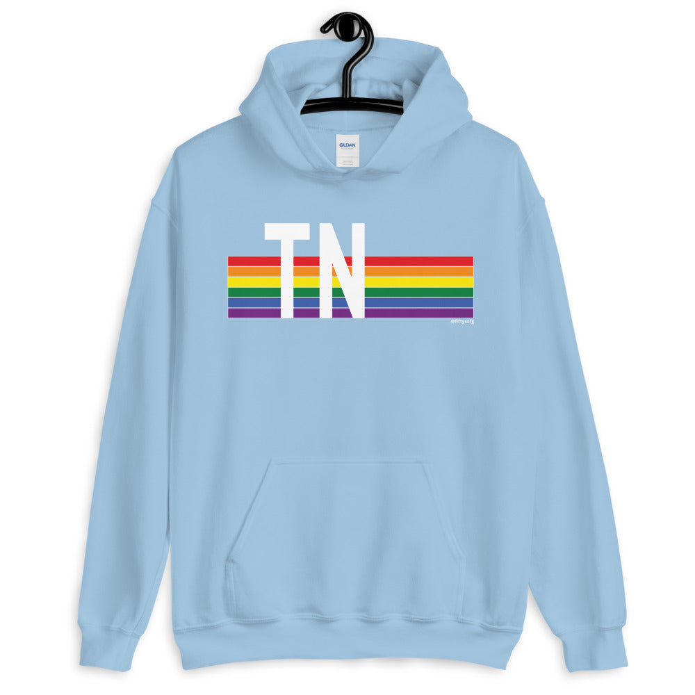 Tennessee Pride Retro Rainbow - Unisex Hoodie