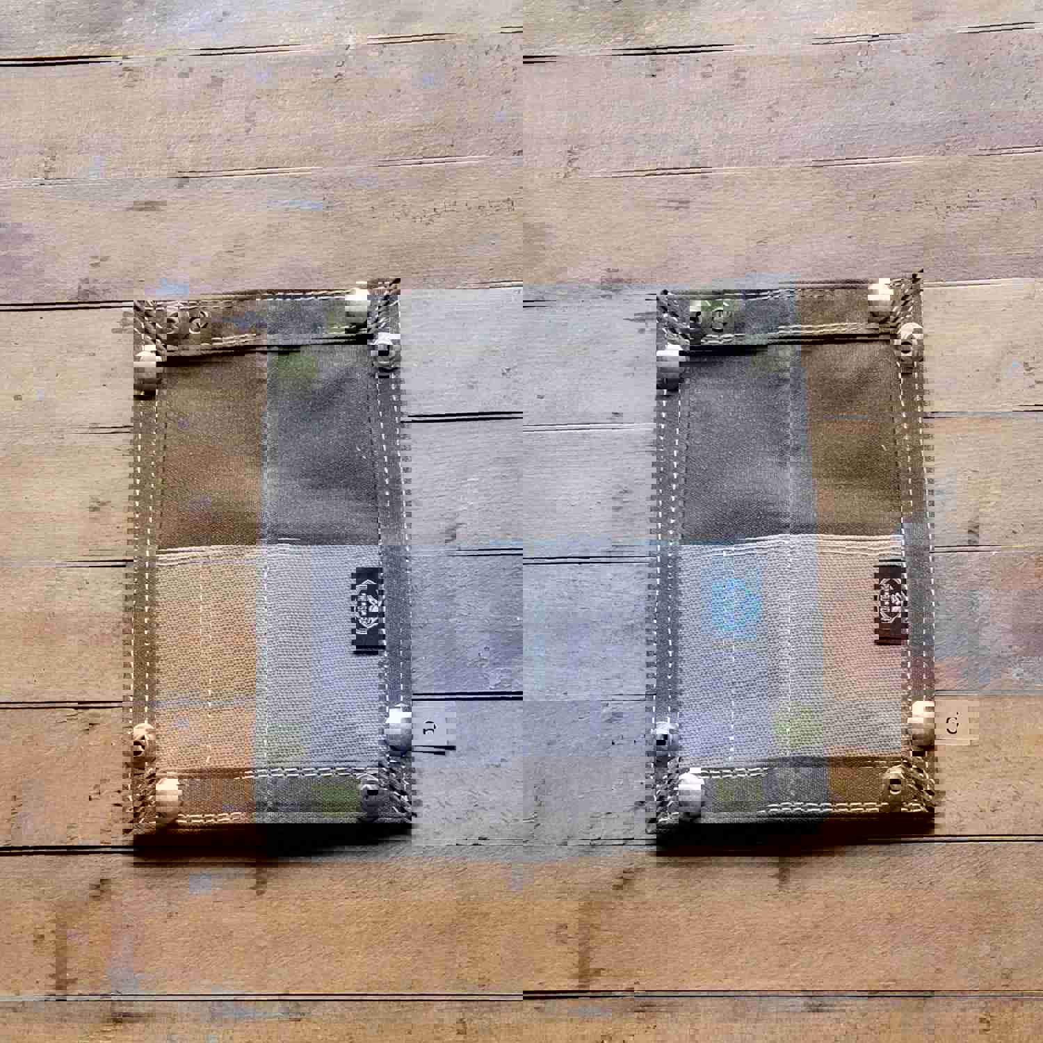 New Color Combos EDC Waxed Canvas Travel Tray 2.0 for Gear Organization