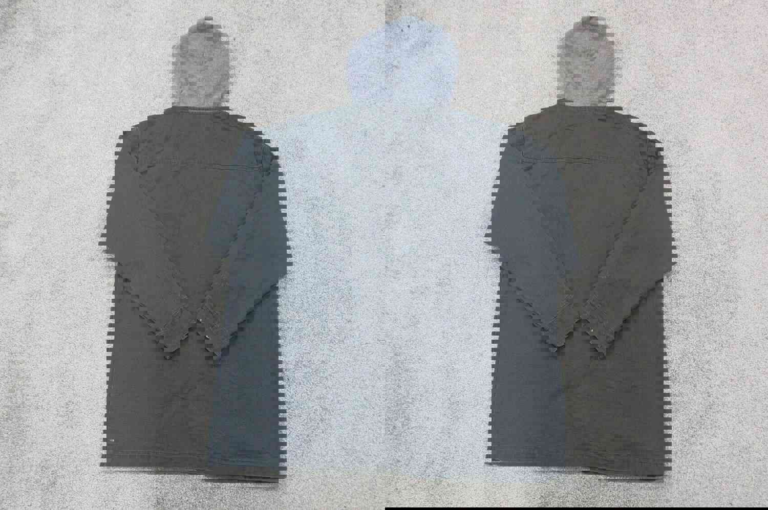 Wrangler Men's Large Gray Casual Outdoor Hooded Parka Coat