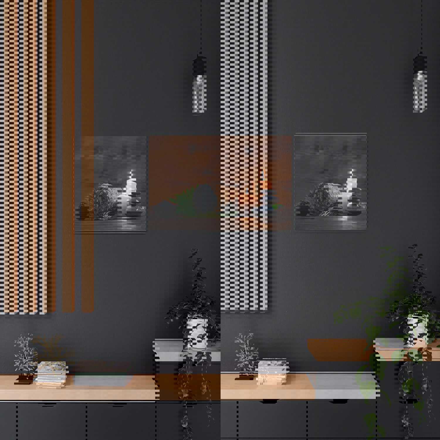 Fern Forest Floral Nature Photography Canvas Wall Art - Ready-to-Hang Home Decor