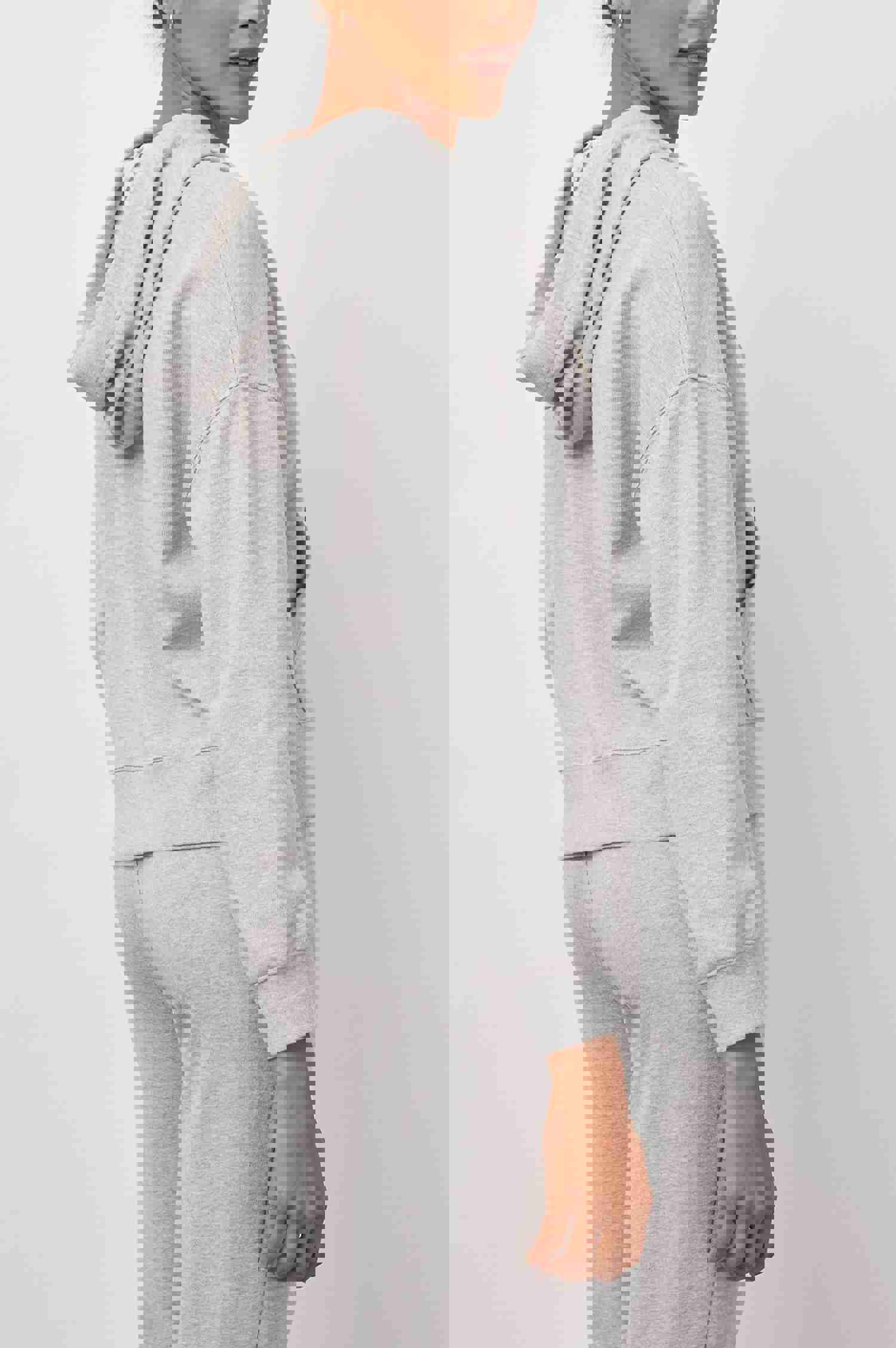 ADLEY HOODIE - HEATHER GREY