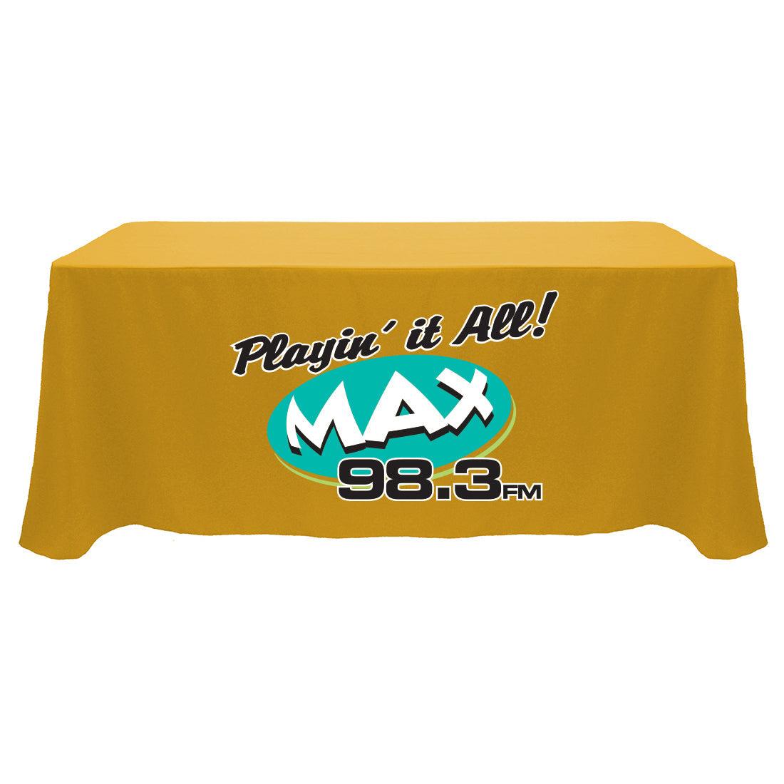 5 Custom Printed Table Throw - Front Panel Print