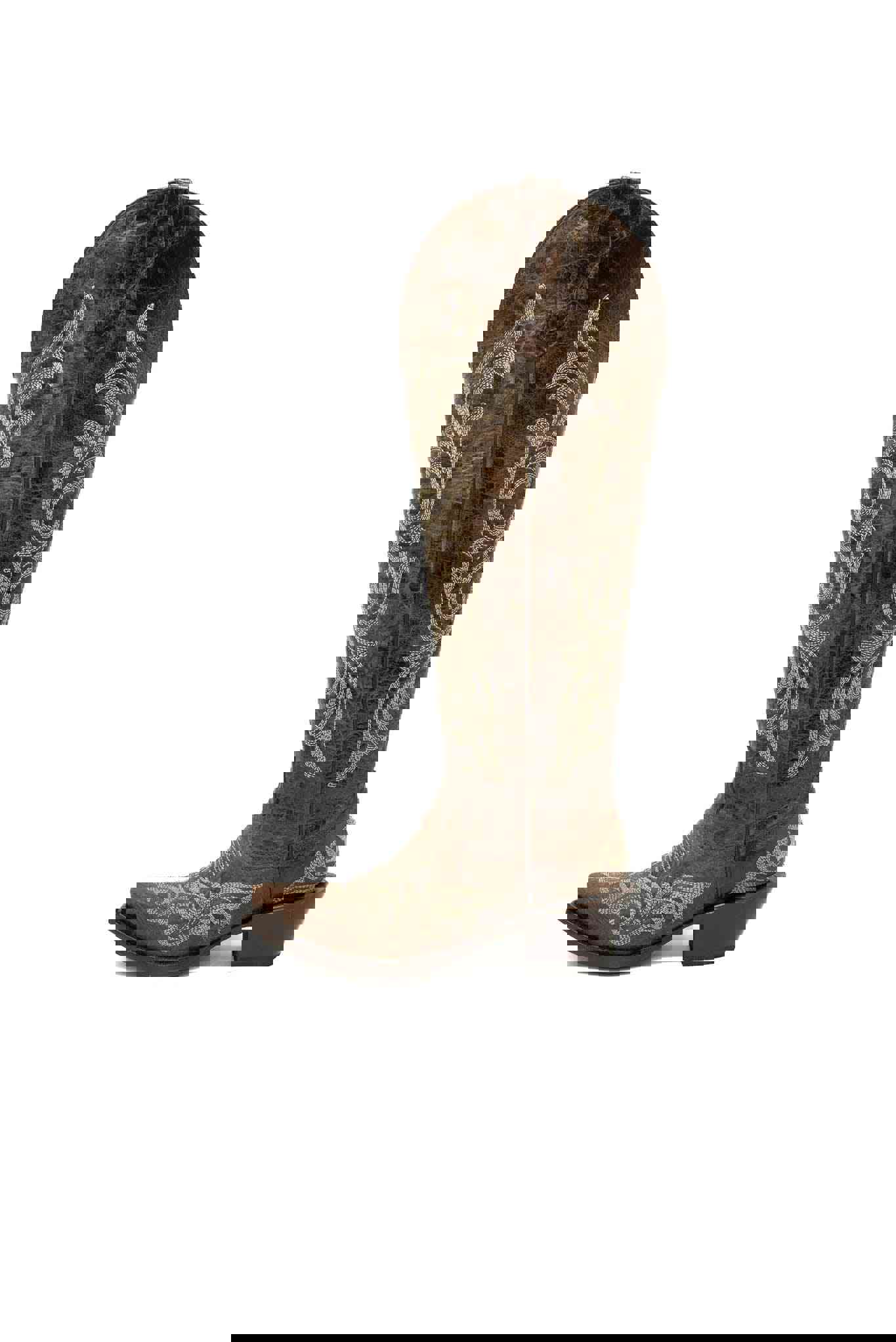 Jenny Tall Cowgirl Boot - Genuine Leather Western Boots