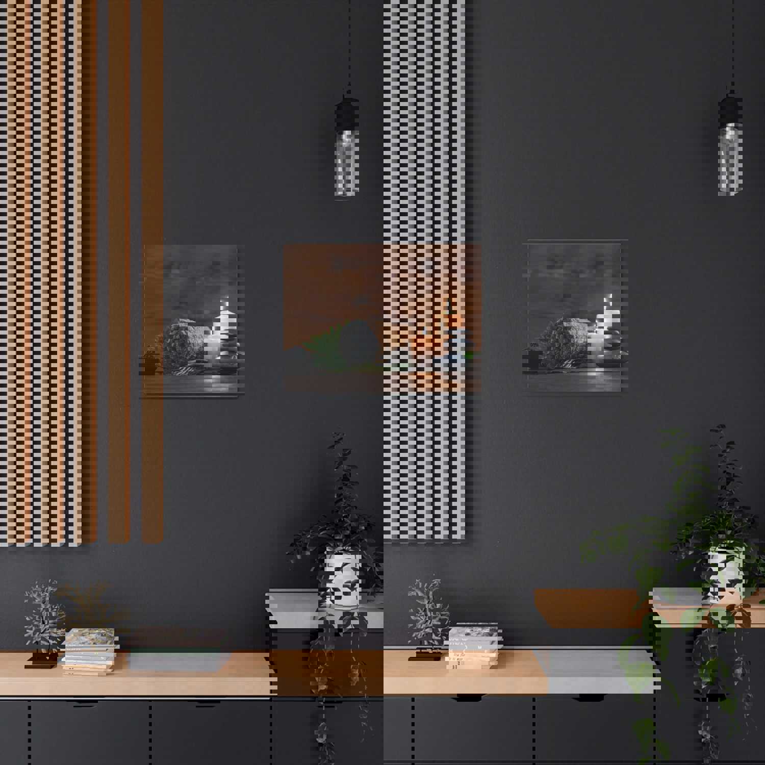 Fern Forest Floral Nature Photography Canvas Wall Art - Ready-to-Hang Home Decor