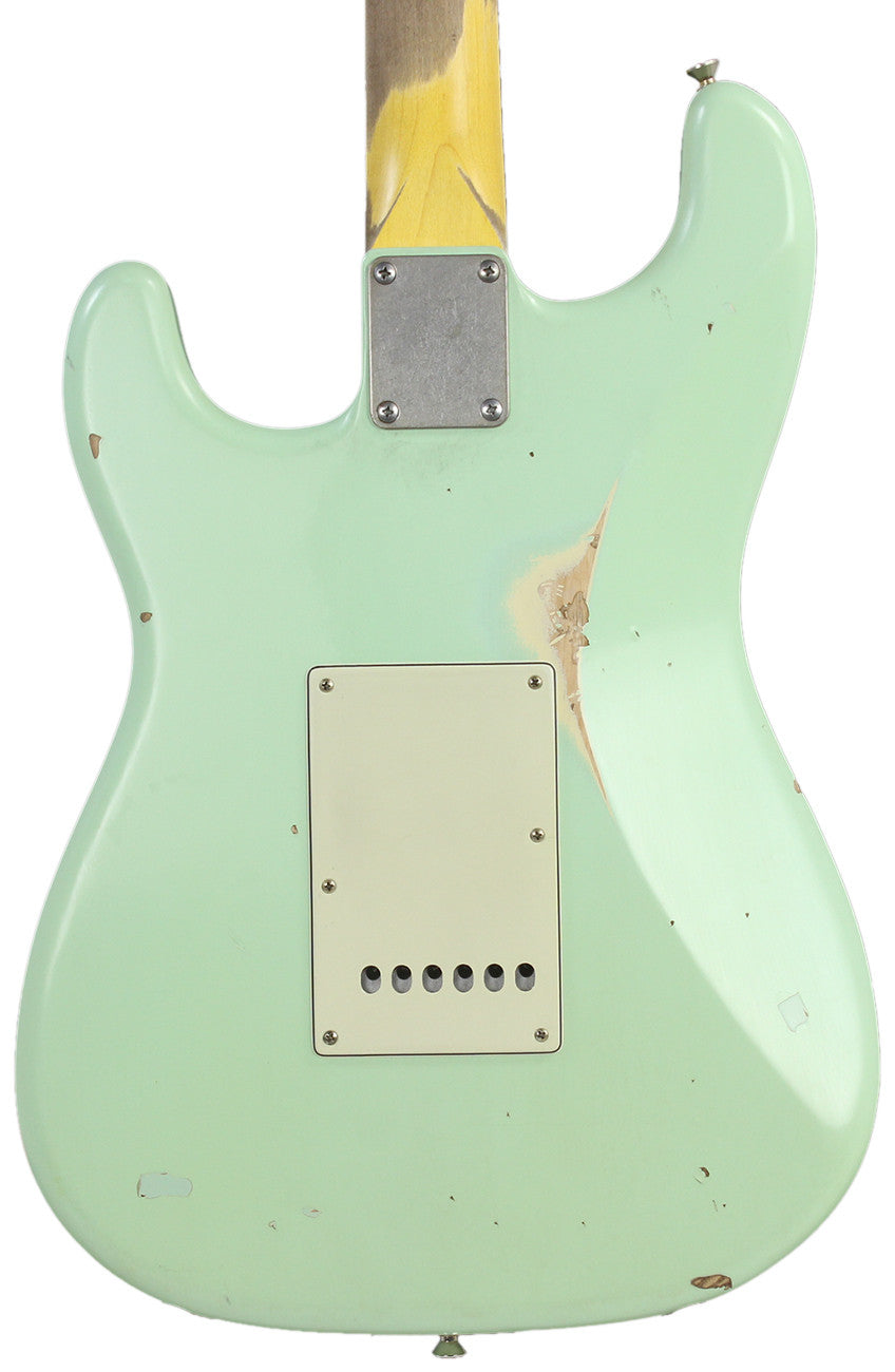 Nash S-63 Guitar, Surf Green, Medium Aging - Vintage Strat Model with Lollar Pickups