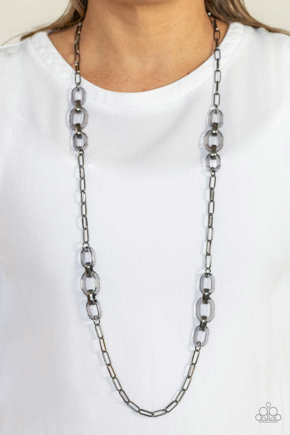 Have I Made Myself Clear - Black Industrial Necklace Set
