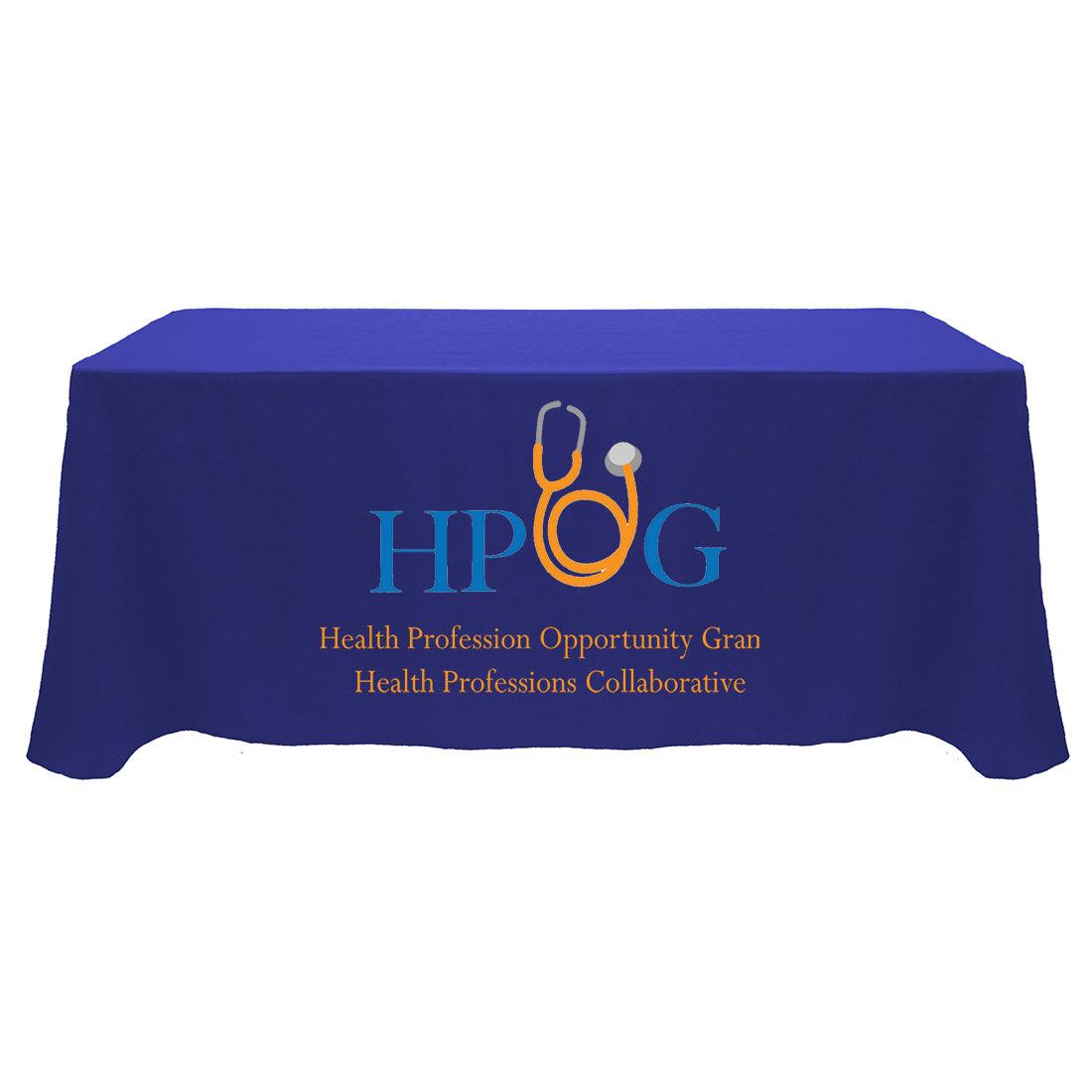 5 Custom Printed Table Throw - Front Panel Print