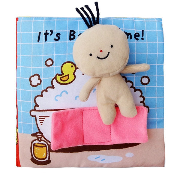 Baby Soft Cloth Book - Early Learning Educational Toy for Toddlers