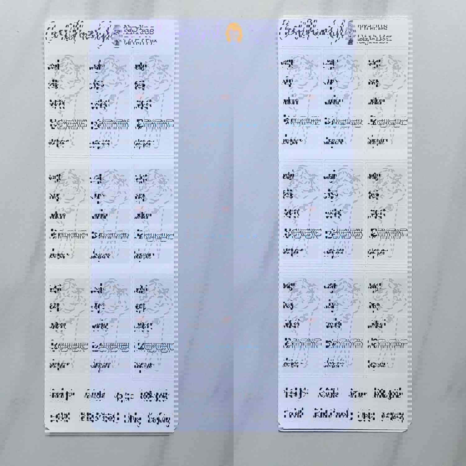 Nixie Fitness Daily Full Box - 9 Motivational Stickers Included