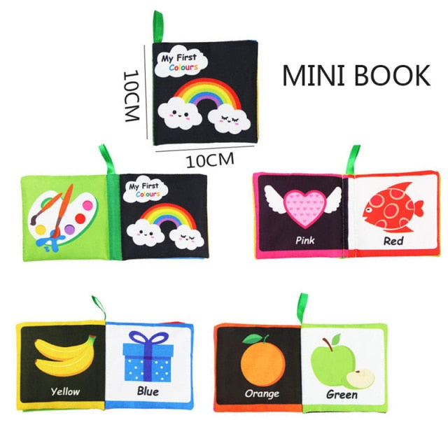 Baby Soft Cloth Book - Early Learning Educational Toy for Toddlers
