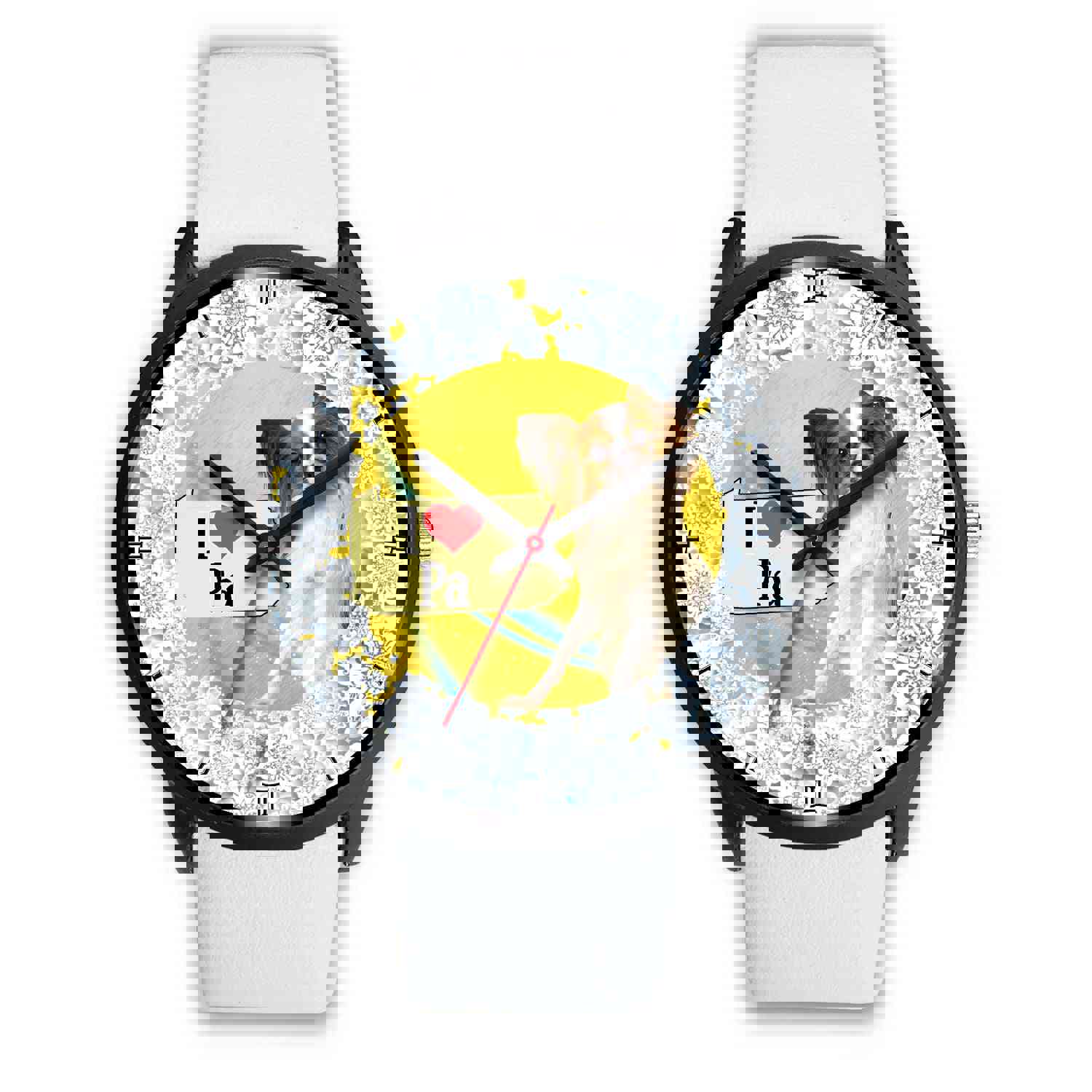 Papillon Dog Pennsylvania Christmas Special Wrist Watch