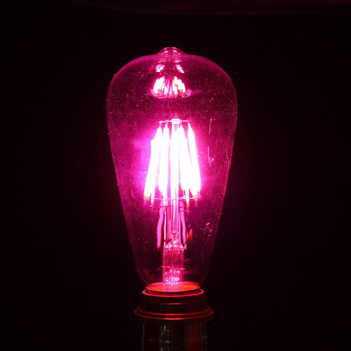 E27 Retro Edison Globe Bulbs 6W Screw LED COB Bulbs RGB Colorful Light Lamp Energy-Efficient AC220V