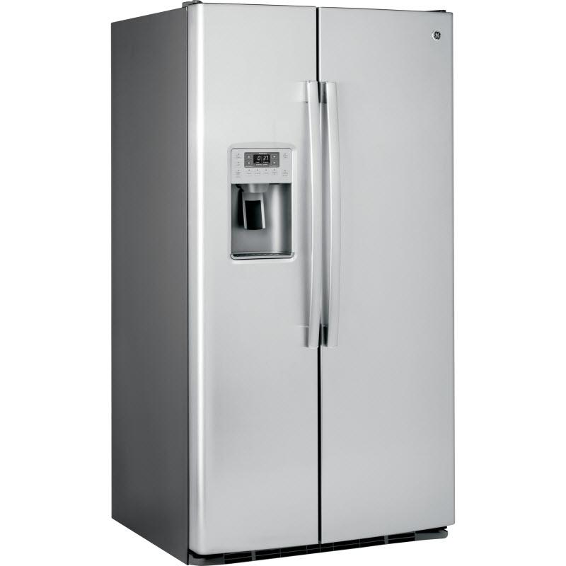 GE Profile 36-inch, 28.4 cu. ft. Side-by-Side Refrigerator with Ice and Water PSS28KSHSS