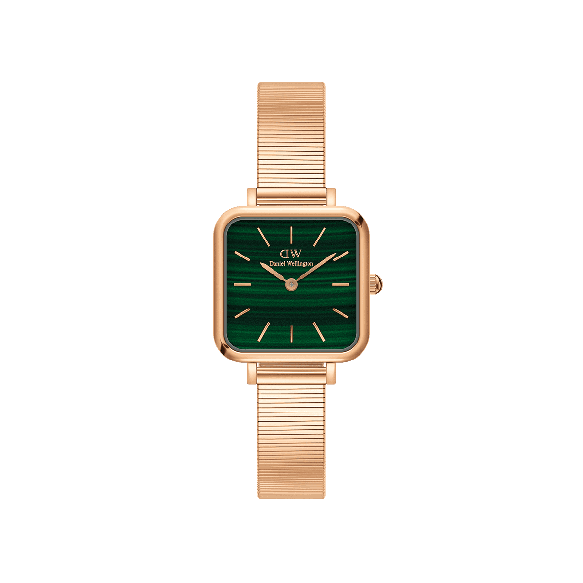 Quadro Studio Watch - Rose Gold Green