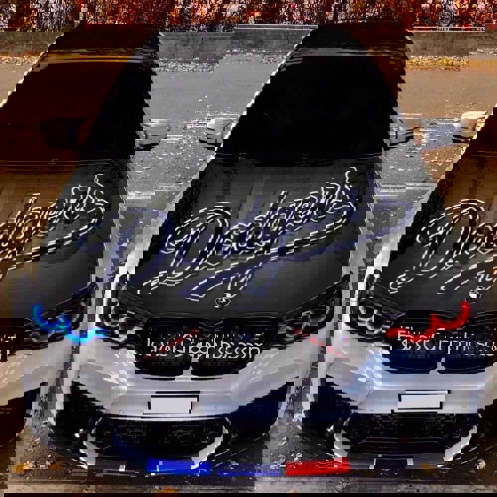 Los Angeles Dodgers Itasha Car Vinyl Hood Wrap Decal Sticker