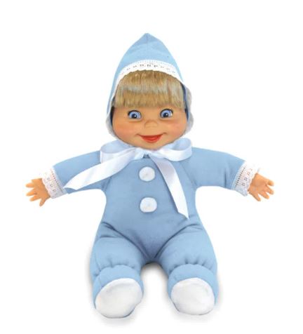 Estrela Feijãozinho Fabric Vinyl Doll - 31cm Tactile Perception Baby Toy