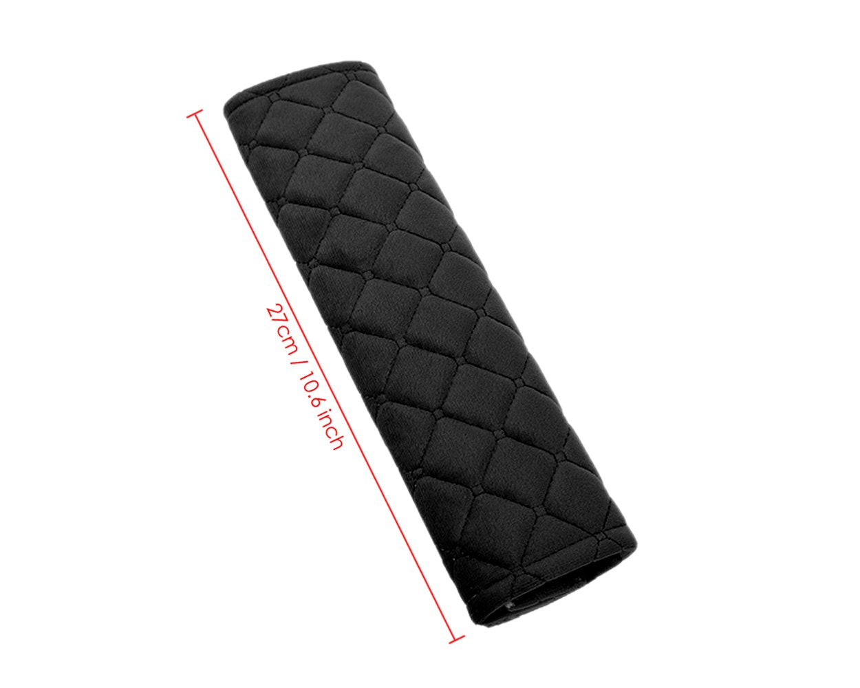 1 Pair of Soft Velvet Seat Belt Covers for Comfort and Protection