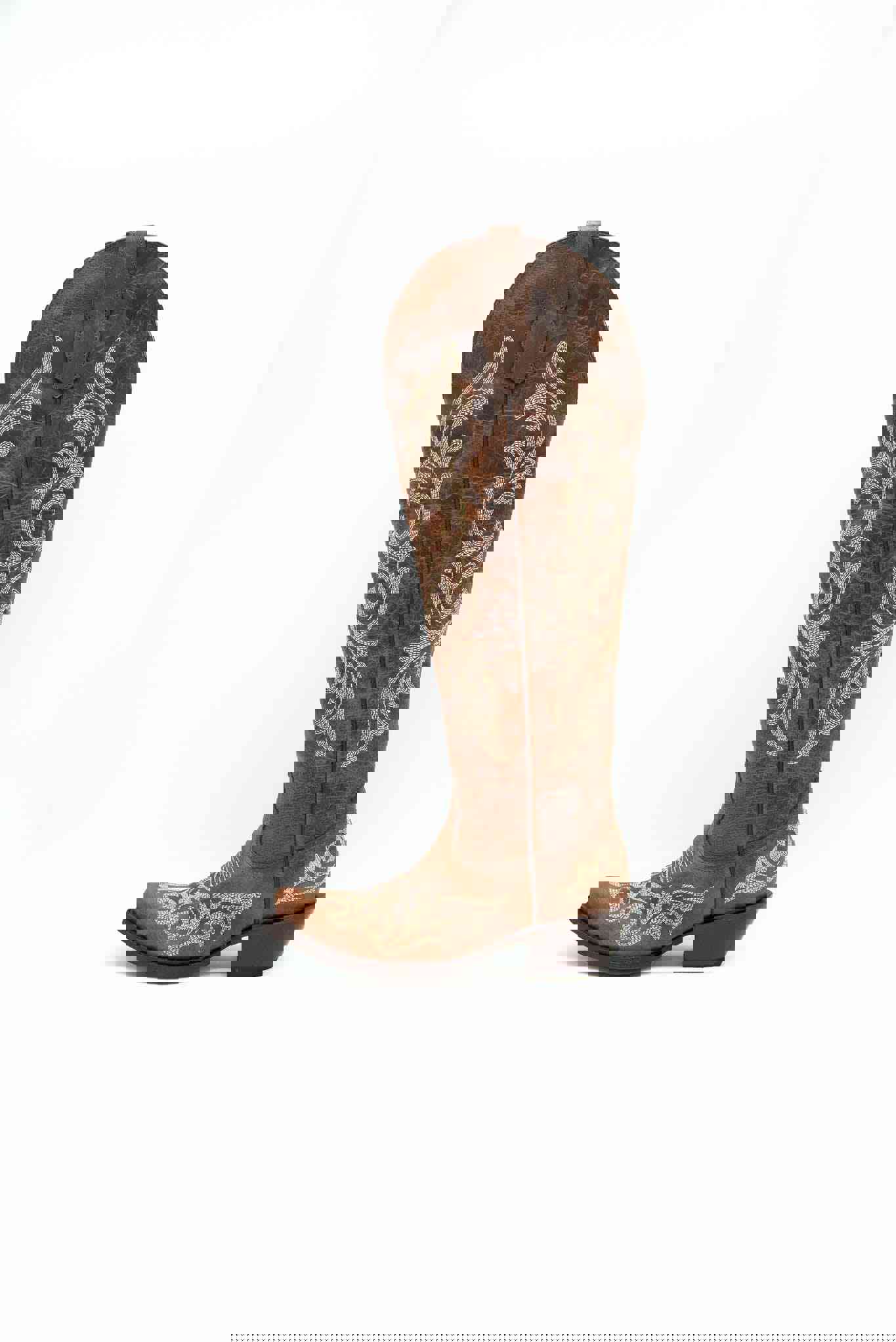 Jenny Tall Cowgirl Boot - Genuine Leather Western Boots