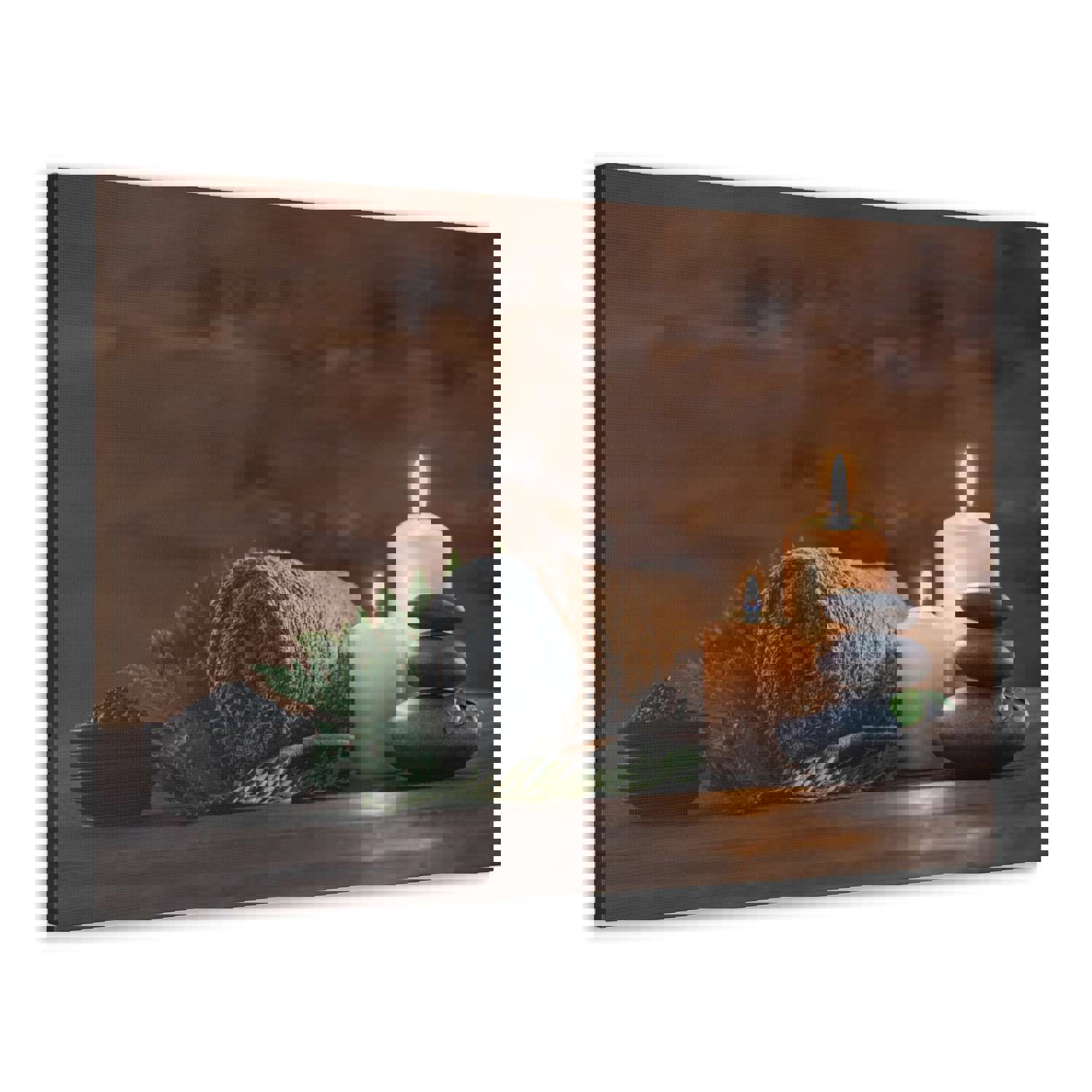 Fern Forest Floral Nature Photography Canvas Wall Art - Ready-to-Hang Home Decor