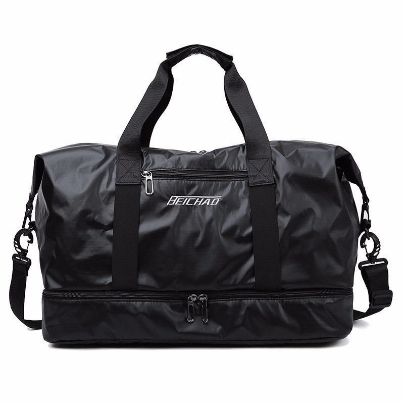 Lkblock Large Capacity Travel Duffle Bag for Women and Men - Fashionable & Multifunctional