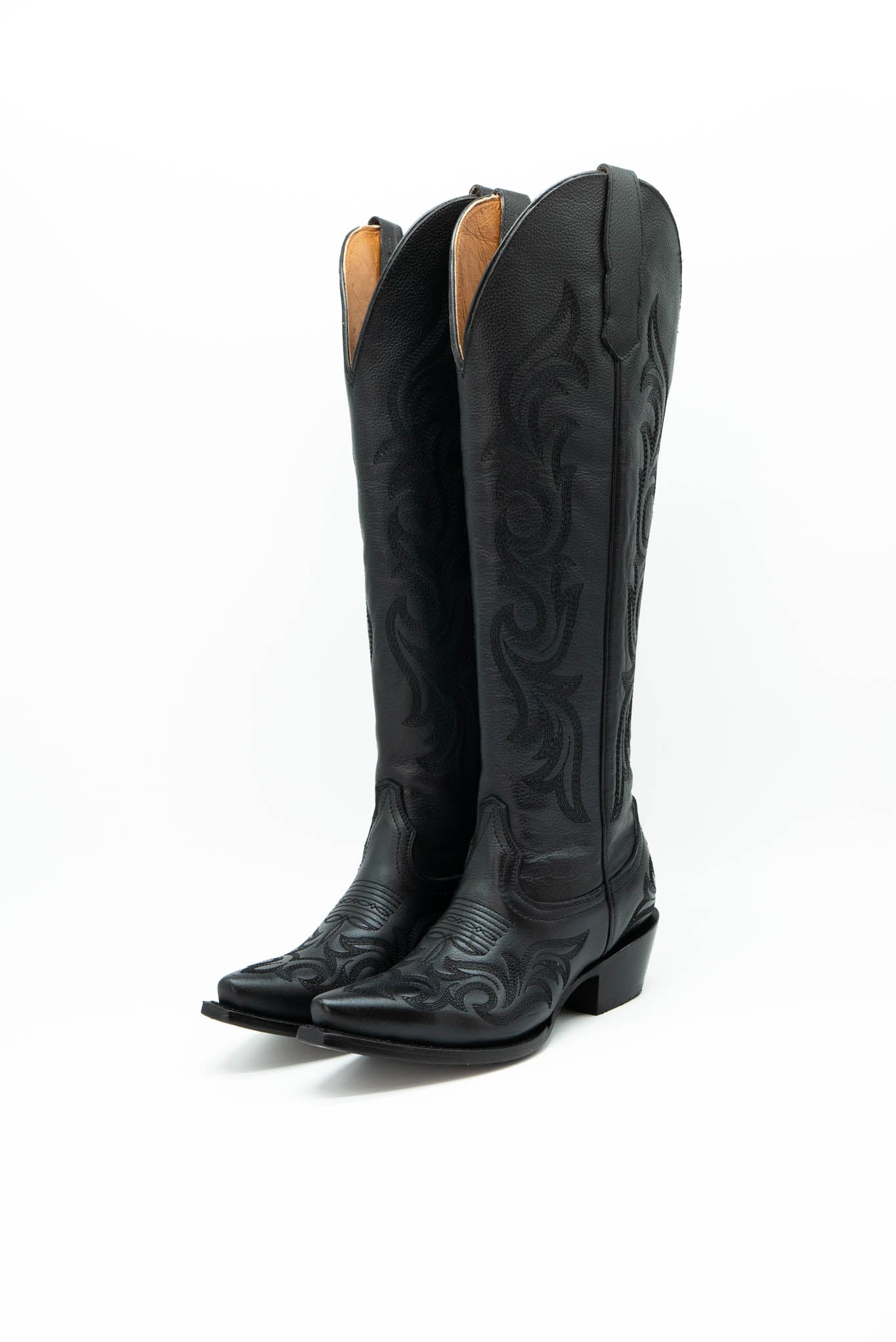 Jenny Tall Cowgirl Boot - Genuine Leather Western Boots