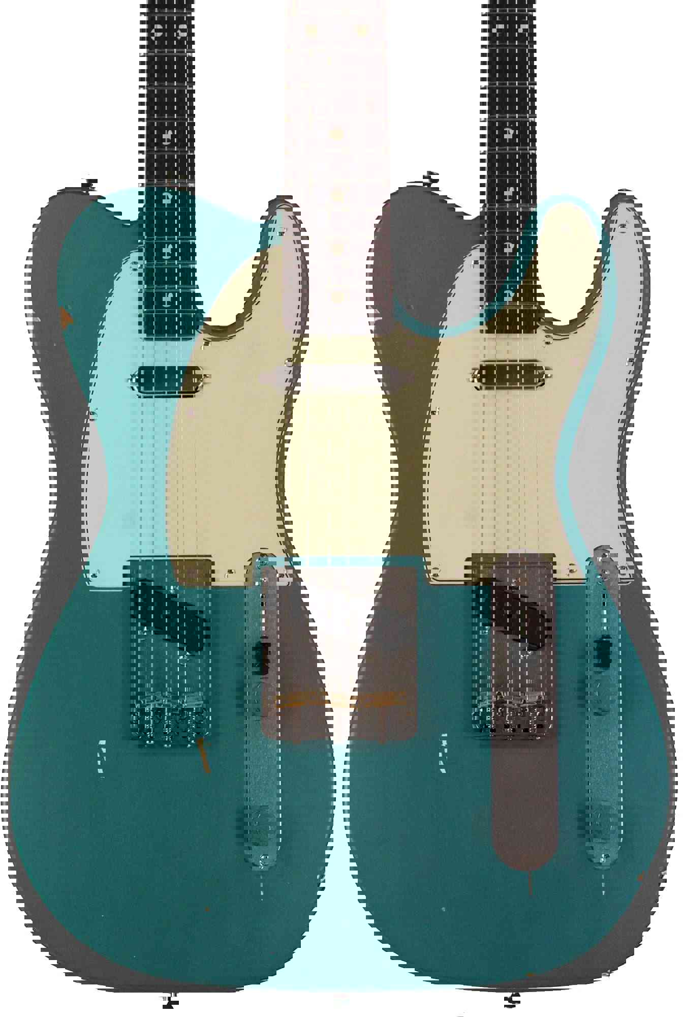 Nash T-63 Guitar, Teal Green Metallic, Light Aging - Vintage Tele Model with Modern Features