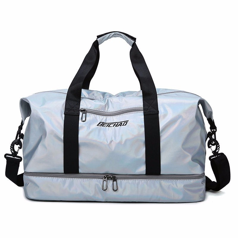 Lkblock Large Capacity Travel Duffle Bag for Women and Men - Fashionable & Multifunctional