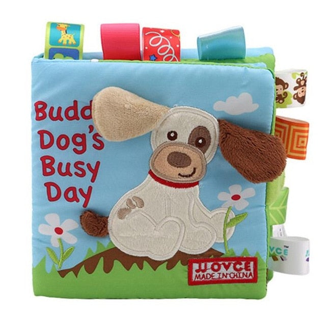 Baby Soft Cloth Book - Early Learning Educational Toy for Toddlers