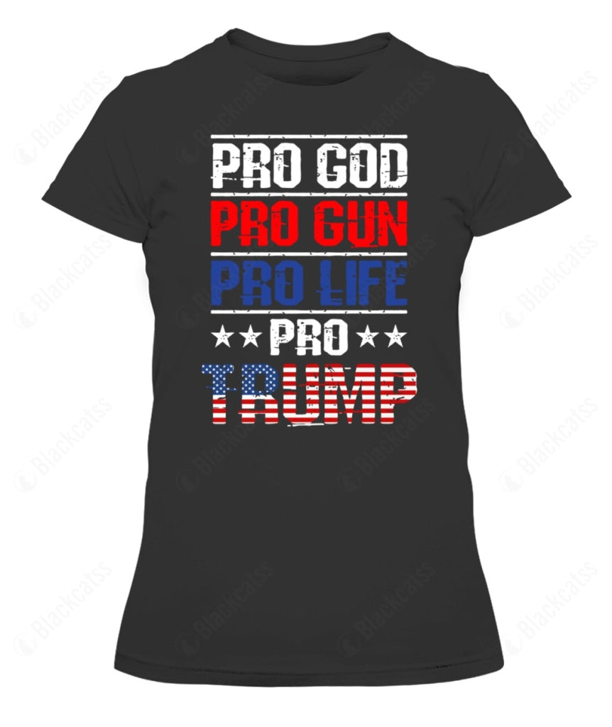 Pro God Gun Life Trump Graphic Apparel