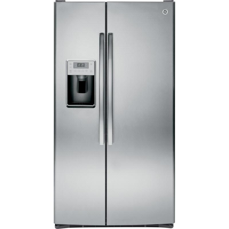 GE Profile 36-inch, 28.4 cu. ft. Side-by-Side Refrigerator with Ice and Water PSS28KSHSS