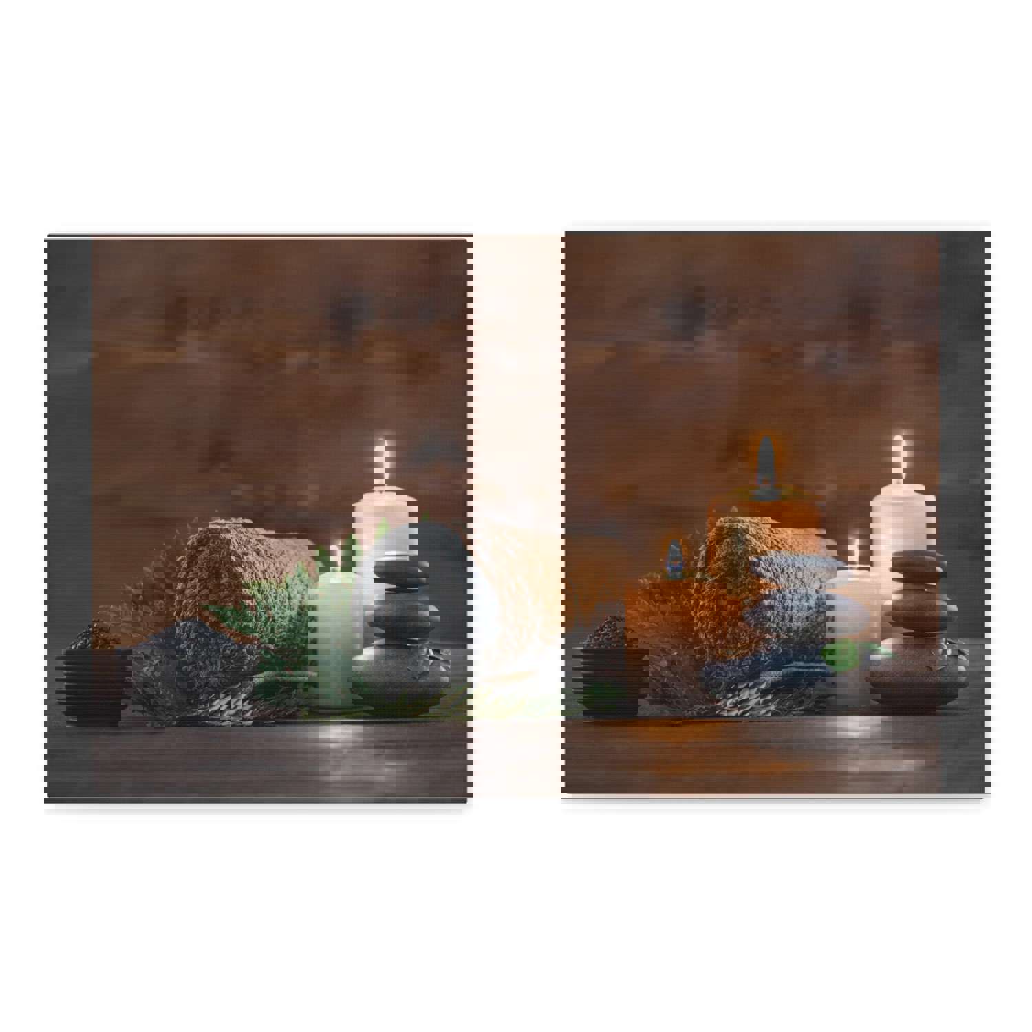 Fern Forest Floral Nature Photography Canvas Wall Art - Ready-to-Hang Home Decor