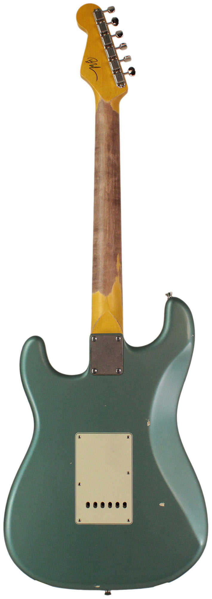 Nash S-63 Guitar, Teal Green Metallic, Light Aging