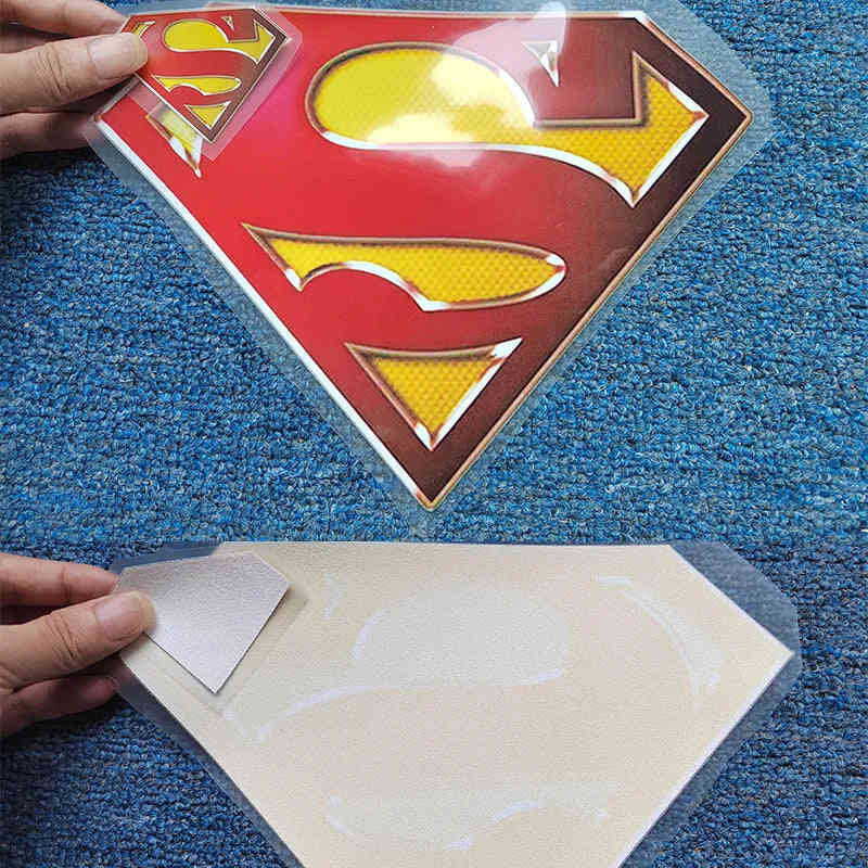 Hot Superman Badge Iron-on Transfers for Clothing Patches
