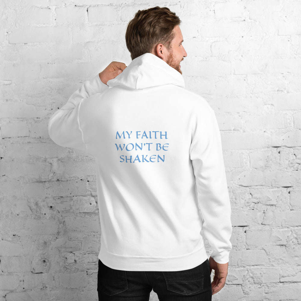 Men's Hoodie - MY FAITH WON'T BE SHAKEN