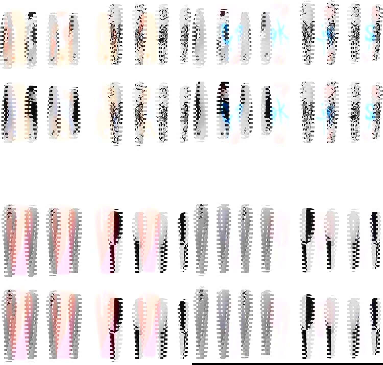 Useful Nail Stickers - Nail Art Supplies Kit for Women and Girls