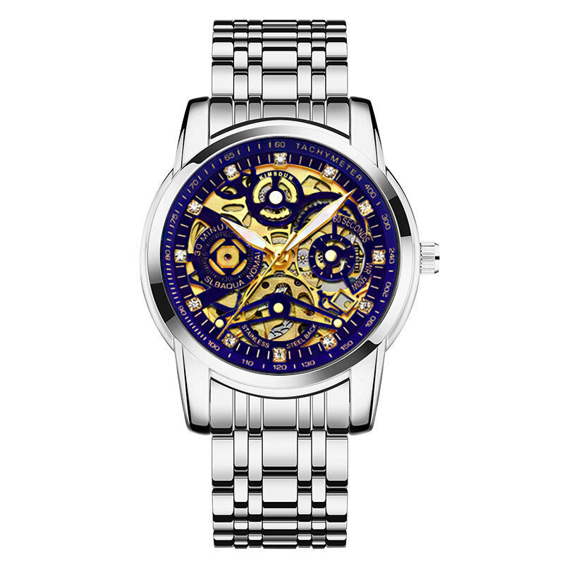 KIMSDUN NEW Fashion Trend Automatic Mechanical Watch for Men - Hollow Design, Sports, Waterproof (Model K-1975A)