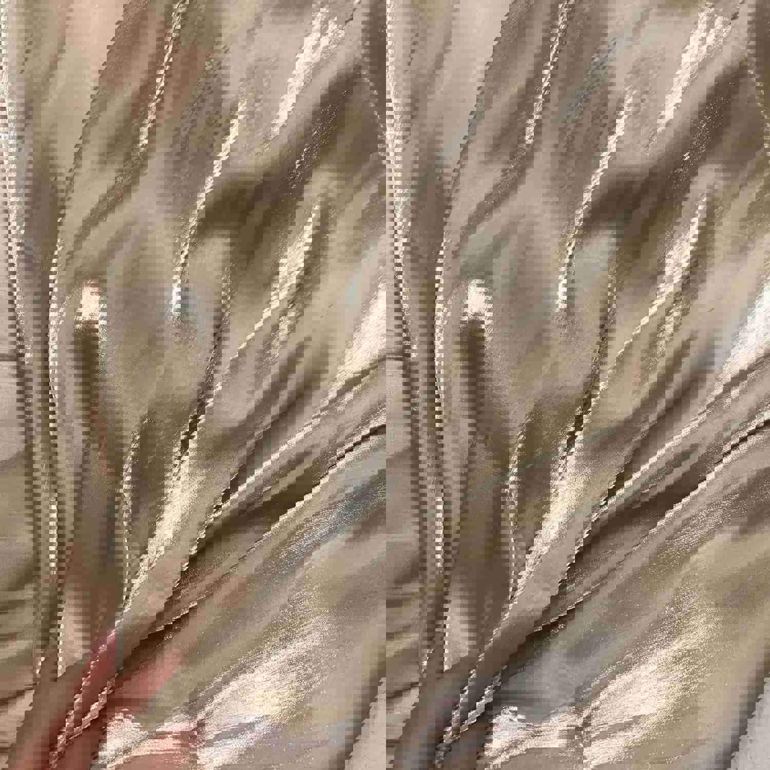 3/5/10m Glossy Silk Gradient Fabric - Shiny Polyester Holographic Dress Material