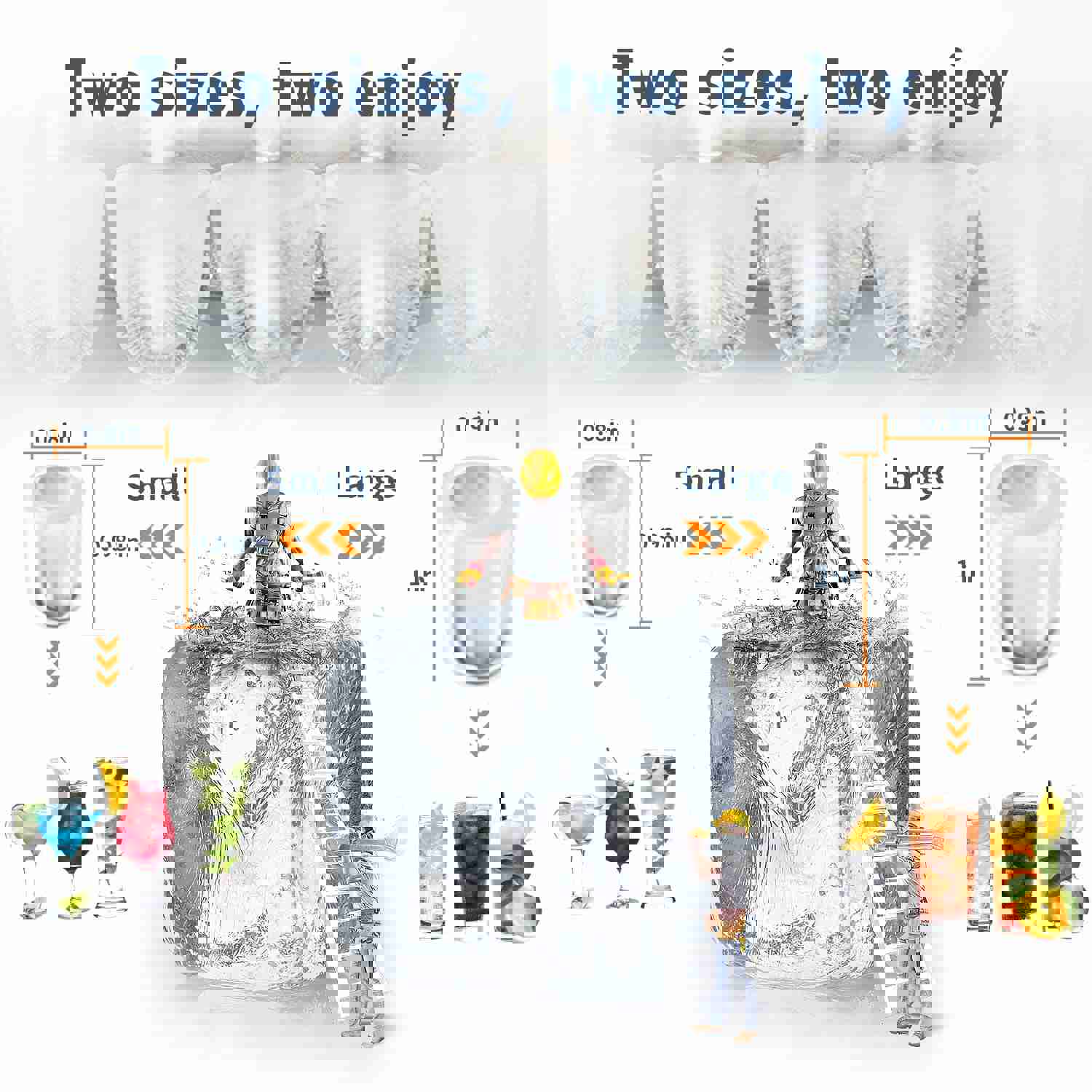 Portable Countertop Ice Maker Machine - 9 Bullet Ice Cubes in 7 Minutes, 26Lbs/24H, Auto Self-Cleaning