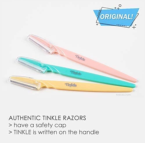 Tinkle Womens Shaver Razors, Pack of 36 | Dermaplaning Razor Tool | Skincare Party Favors Beauty Holiday Stocking Stuffers Gift