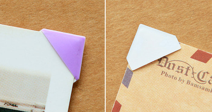 CLEARANCE Self-Adhesive Photo Corners Sticker (102pcs) - Colorful Scrapbooking Album Decoration