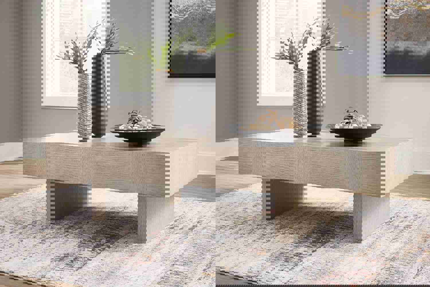 Jorlaina Rectangular Cocktail Table