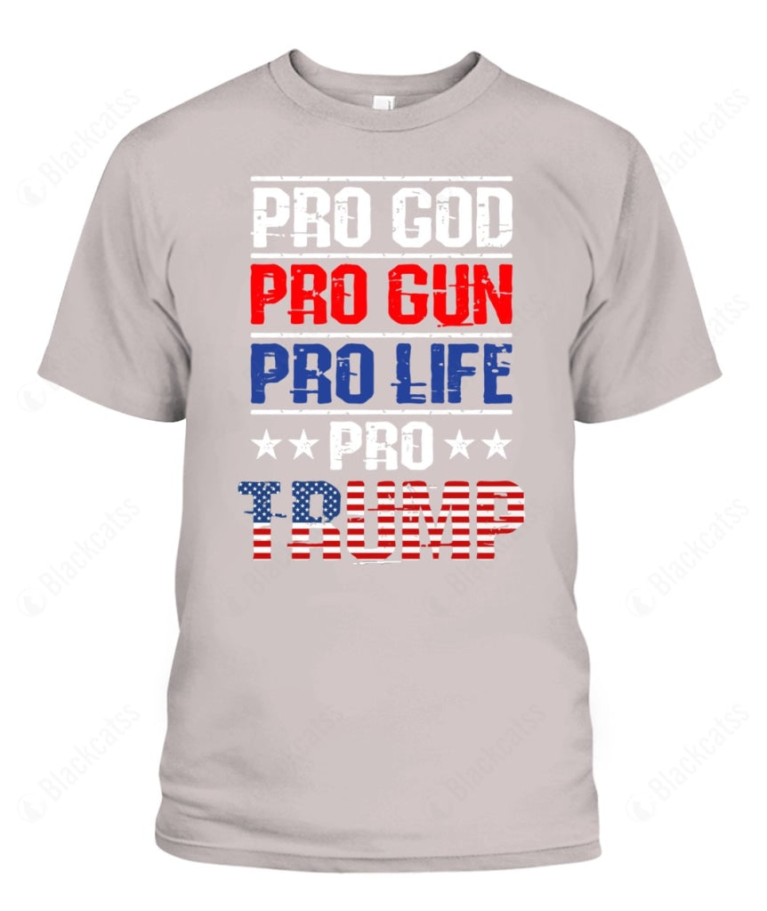 Pro God Gun Life Trump Graphic Apparel