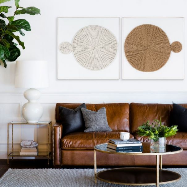 Unwind White Framed Wall Art by Natural Curiosities