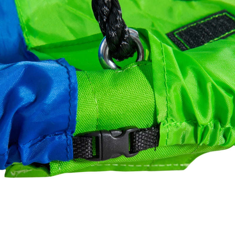 Outsunny Kids Pod Swing - Waterproof Hanging Tent & Saucer Swing for Indoor & Outdoor Use