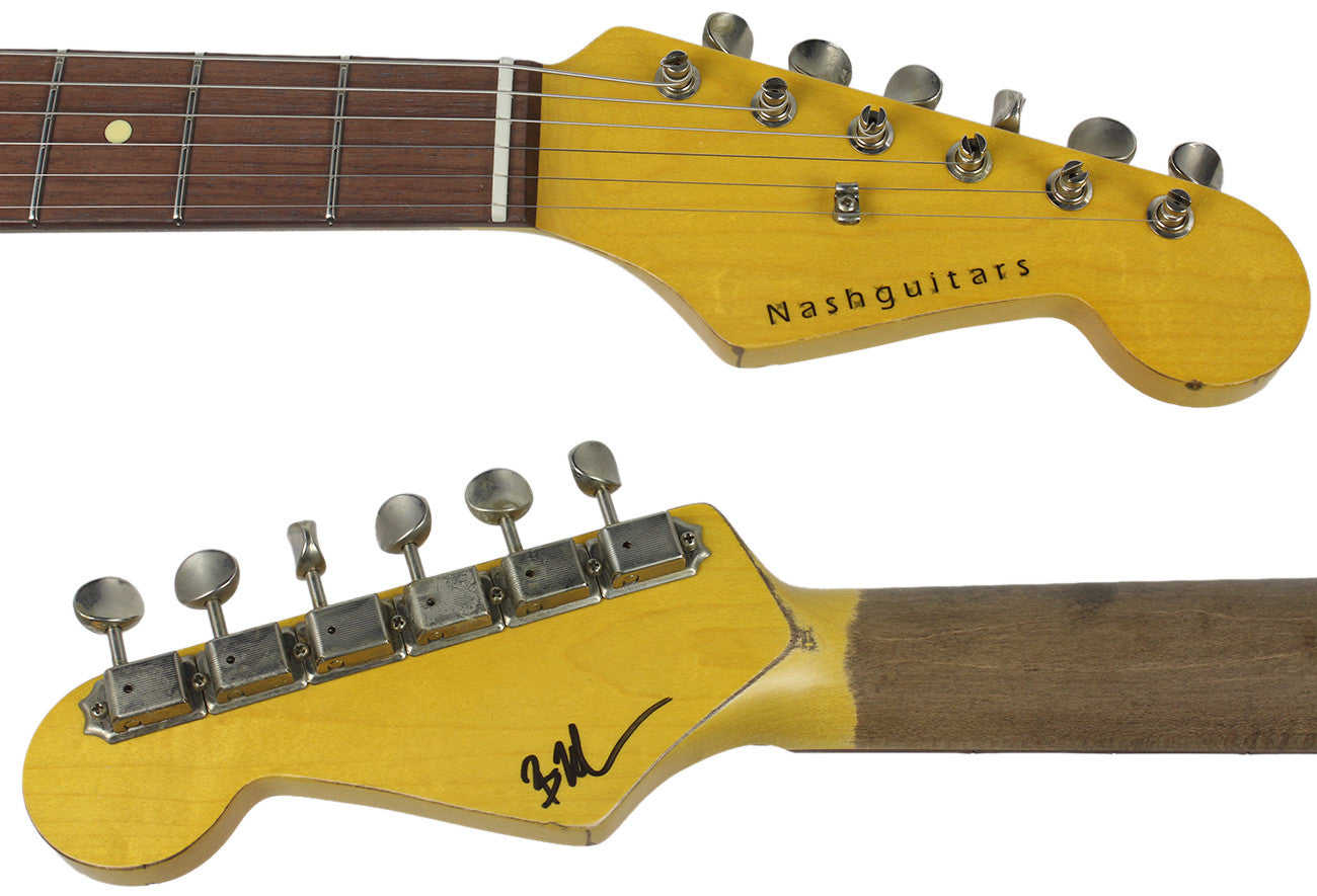 Nash S-63 Guitar, Surf Green, Medium Aging - Vintage Strat Model with Lollar Pickups