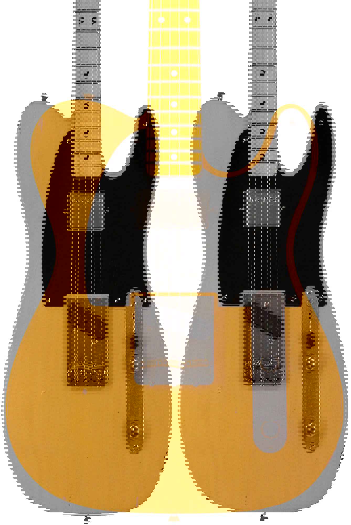 Nash T-52 Guitar, Butterscotch Blonde, Humbucker, Light Aging