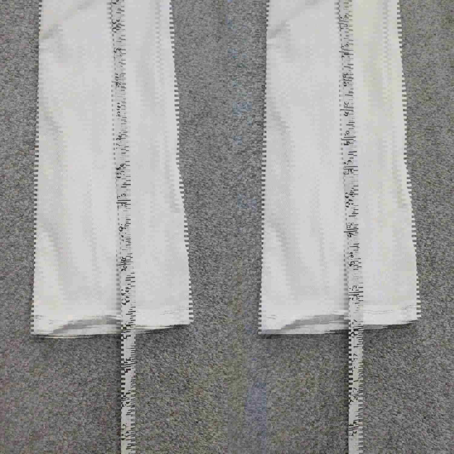 Levis 545 Jeans Womens W33 White Casual Outdoor Low Boot Cut Leg Denim Stretch