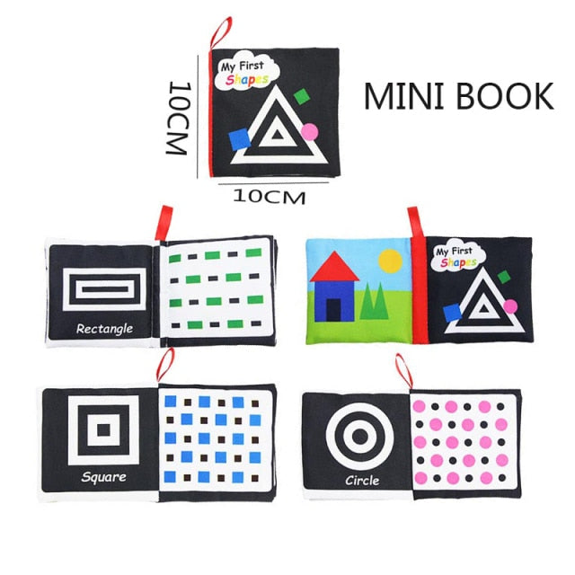 Baby Soft Cloth Book - Early Learning Educational Toy for Toddlers